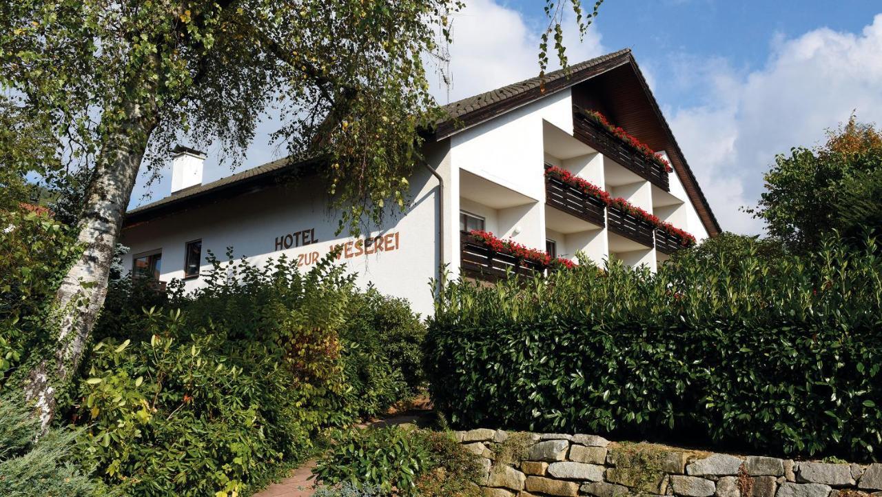 Hotel Garni Zur Weserei カンダーン エクステリア 写真